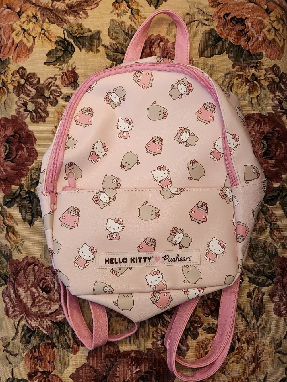 hello kitty x pusheen mini backpack